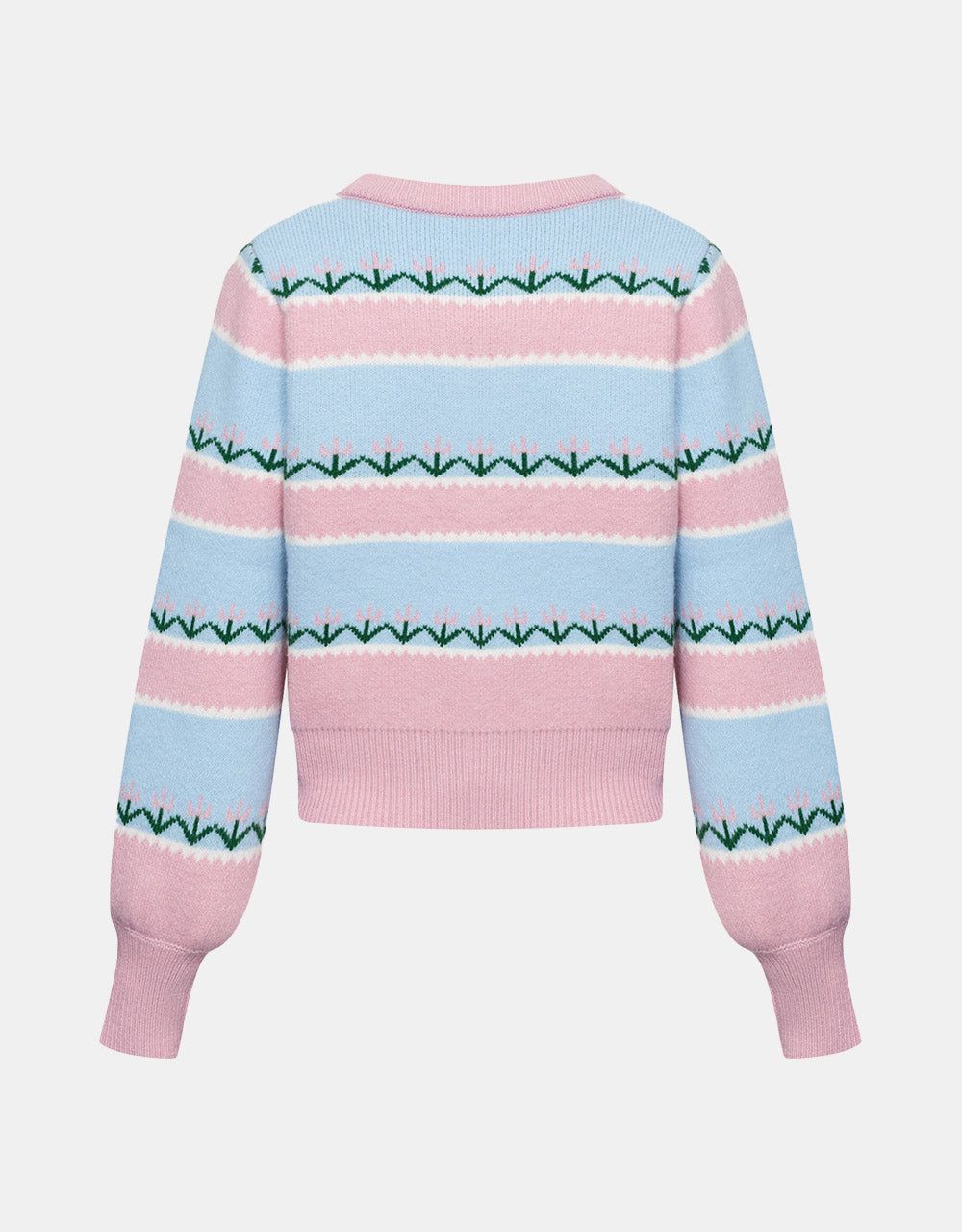 Striped Floral Sweater sold by Urban Revivo product image thumbnail 4