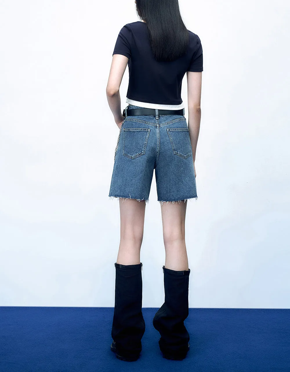 2 In 1 Halter Neck Knitted T-Shirt sold by Urban Revivo product image thumbnail 4