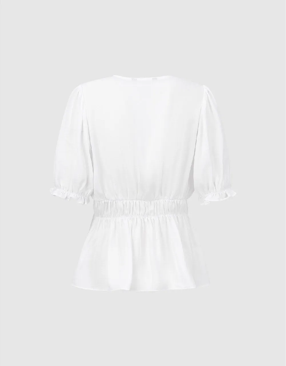 Loose V-Neck Blouse sold by Urban Revivo product image thumbnail 5