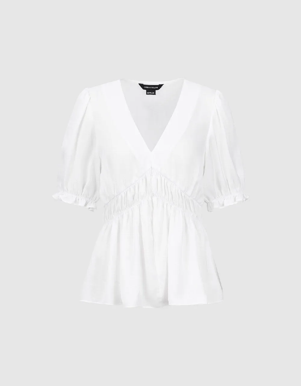 Loose V-Neck Blouse sold by Urban Revivo product image thumbnail 2