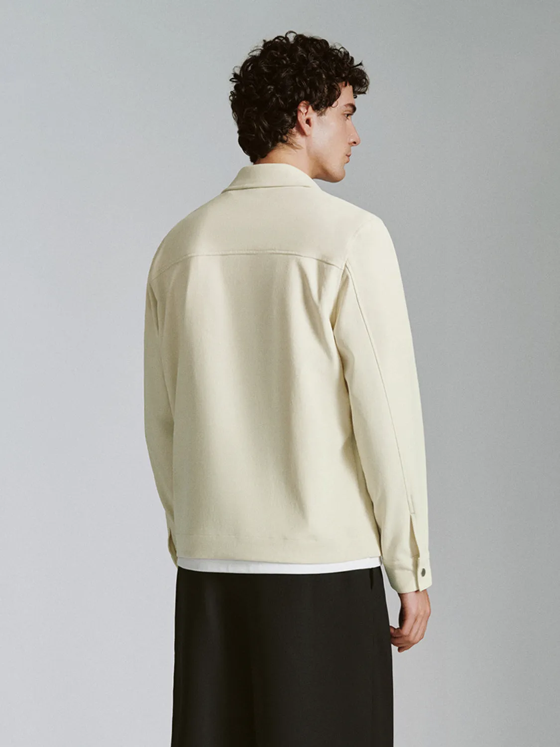 Press Button Loose Jacket sold by Urban Revivo product image thumbnail 3