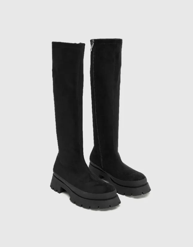 Round Toe Knee Boots sold by Urban Revivo