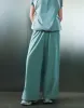 Drawstring Waist Wide-Leg Pants sold by Urban Revivo