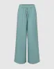 Drawstring Waist Wide-Leg Pants sold by Urban Revivo