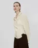 Surplice Front V-Neck Overhead Shirt sold by Urban Revivo