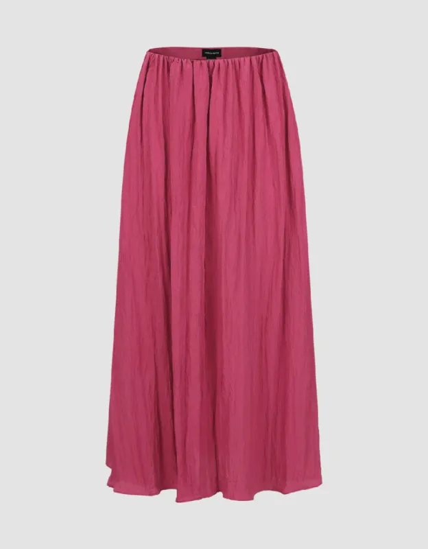 Oversized Midi A-Line Skirt sold by Urban Revivo