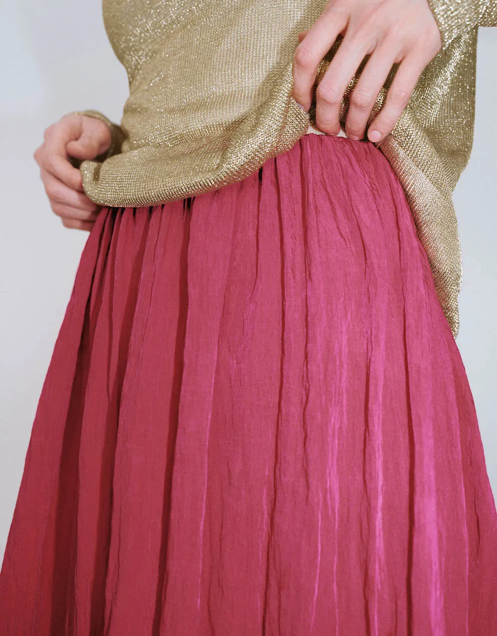 Oversized Midi A-Line Skirt sold by Urban Revivo product image thumbnail 5