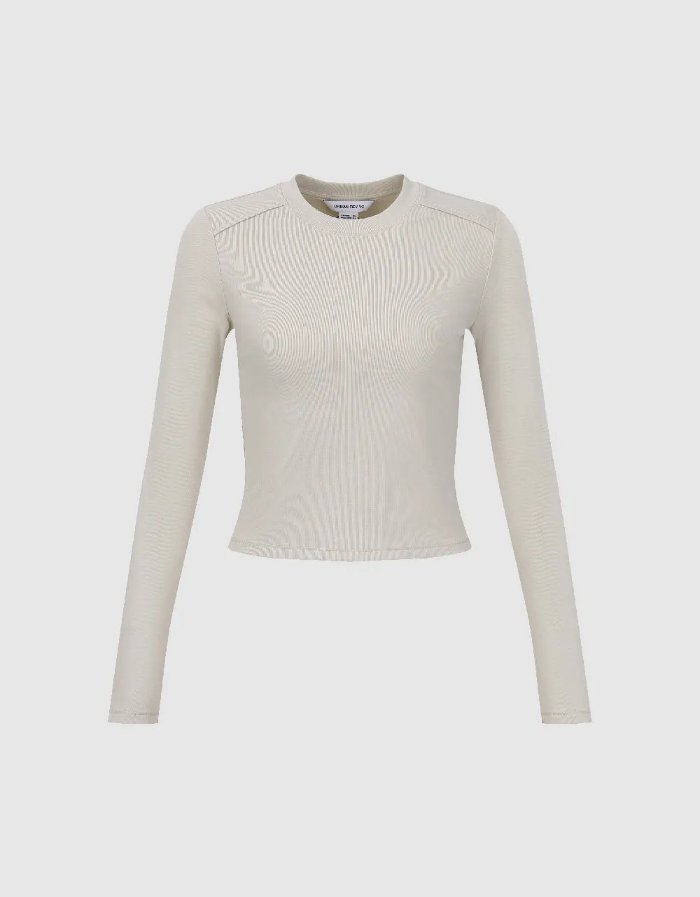 Crew Neck Skinny T-Shirt sold by Urban Revivo product image thumbnail 2