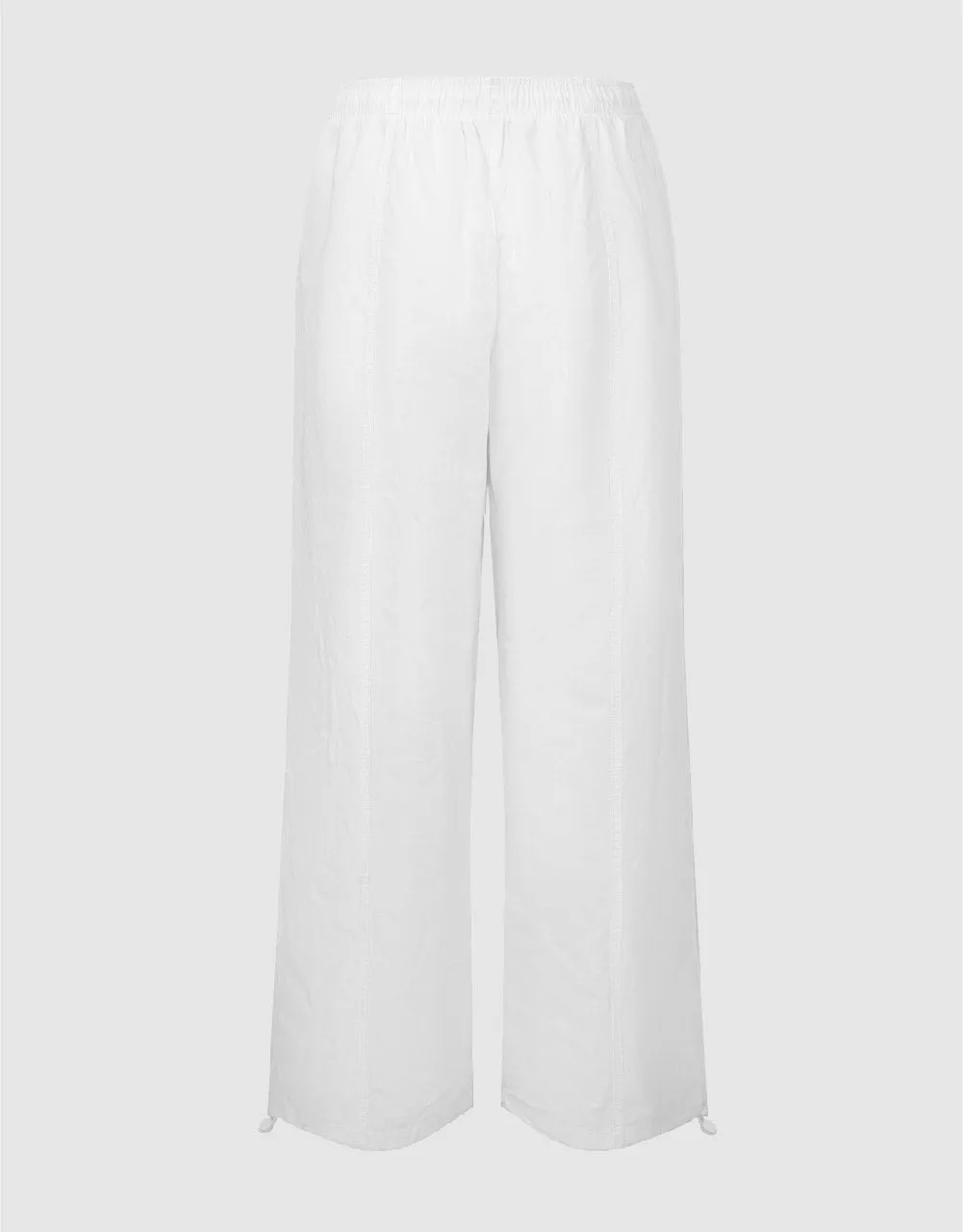 Drawstring Waist Wide-Leg Pants sold by Urban Revivo product image thumbnail 3