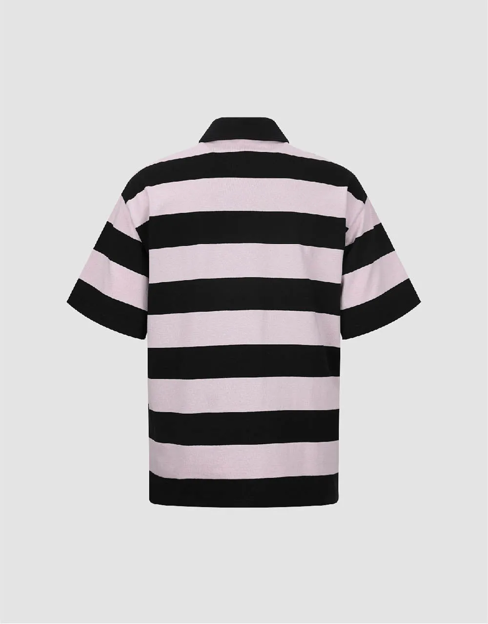 Striped Loose Polo Shirt sold by Urban Revivo product image thumbnail 5