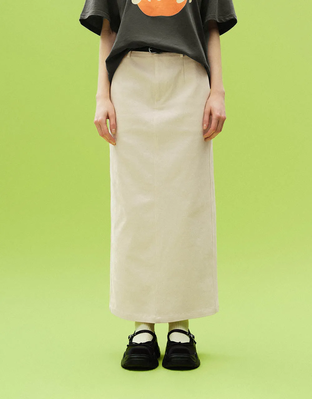 Straight Midi Skirt sold by Urban Revivo product image thumbnail 2