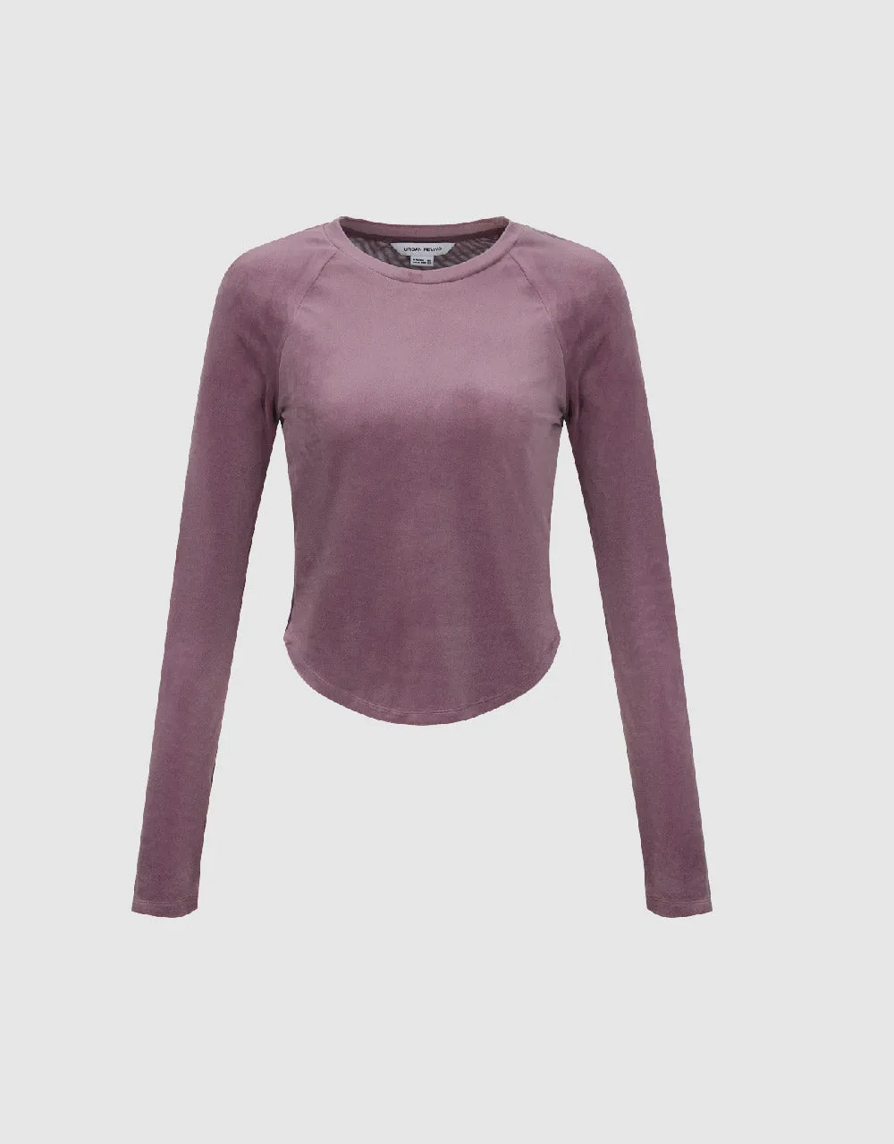 Raglan Sleeve Crew Neck Skinny T-Shirt sold by Urban Revivo product image thumbnail 2