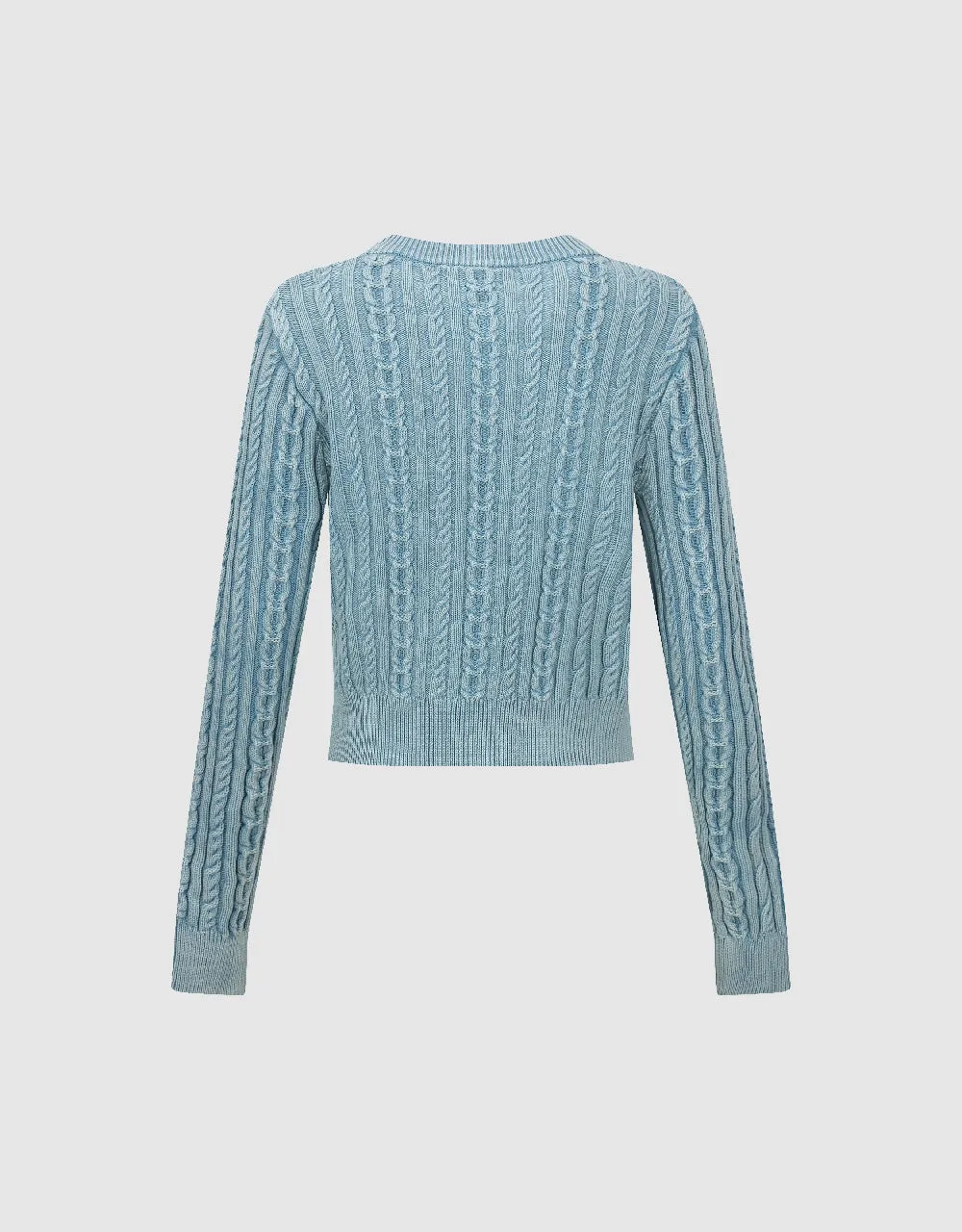 Crew Neck Knitted Cardigan sold by Urban Revivo product image thumbnail 5