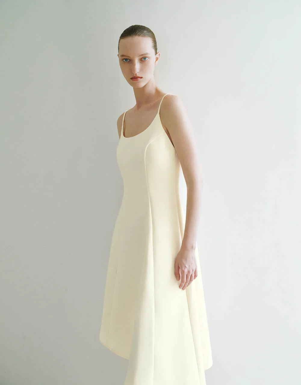 Asymmetric Off-Shoulder A-Line Cami Dress sold by Urban Revivo product image thumbnail 3