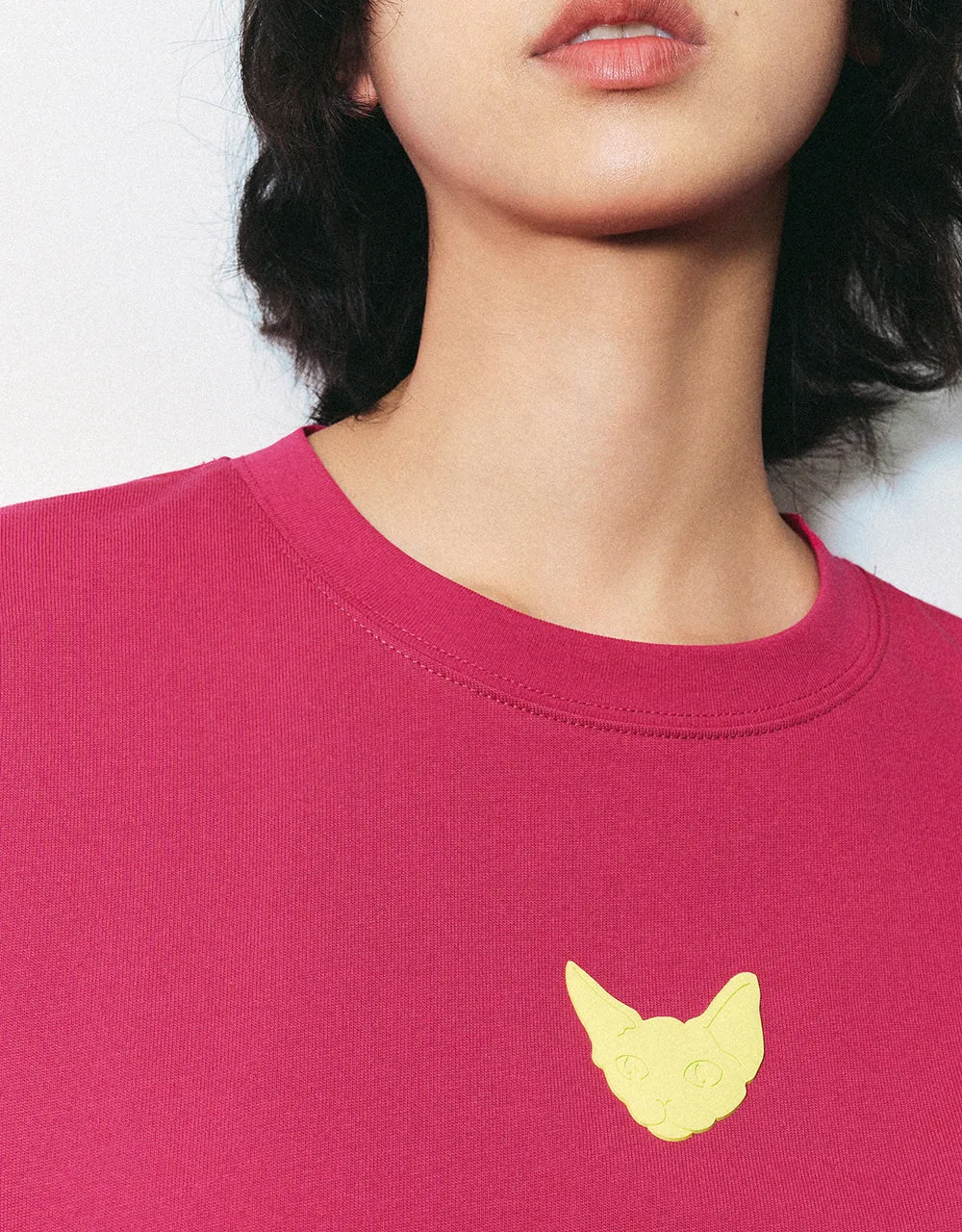 Printed Crew Neck Loose T-Shirt sold by Urban Revivo product image thumbnail 4