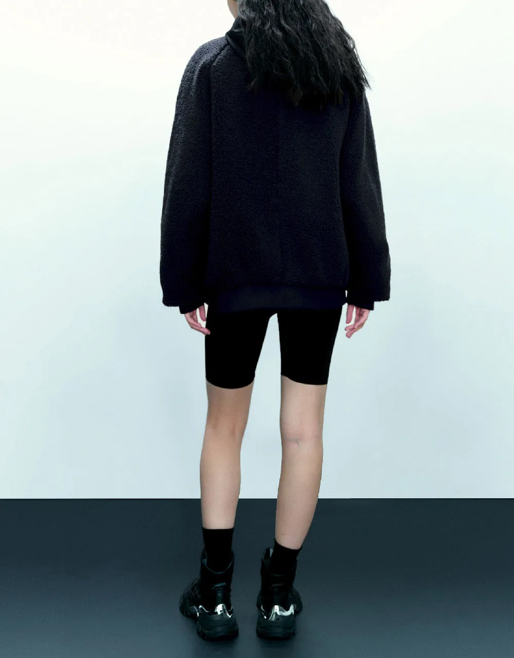 Letter Embroidered Zipper Front Jacket sold by Urban Revivo product image thumbnail 4