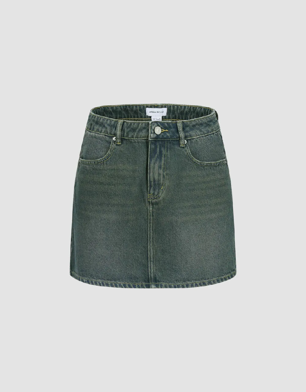 Mini A-Line Denim Skirt sold by Urban Revivo