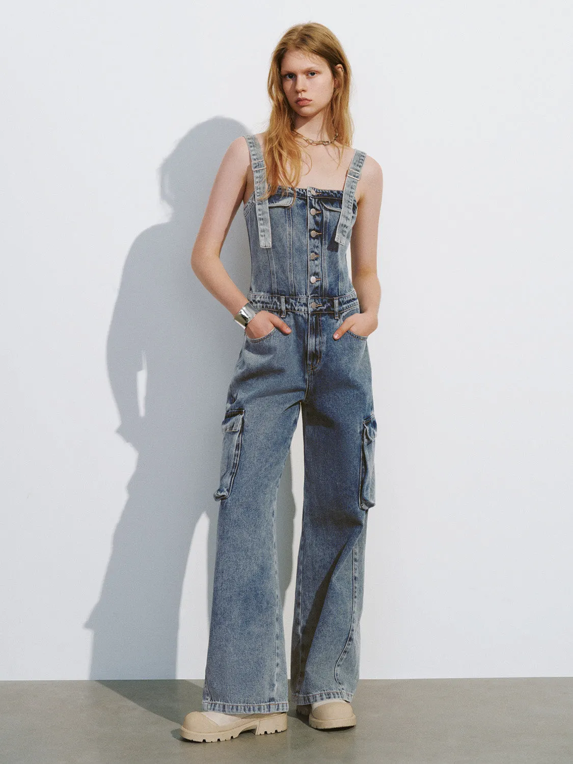Loose Denim Overall sold by Urban Revivo