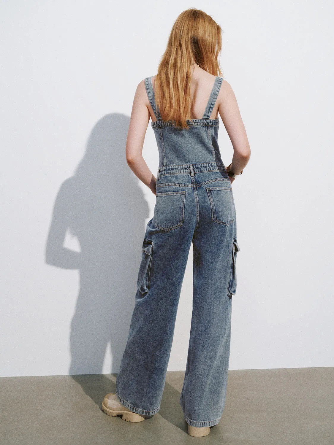 Loose Denim Overall sold by Urban Revivo product image thumbnail 4