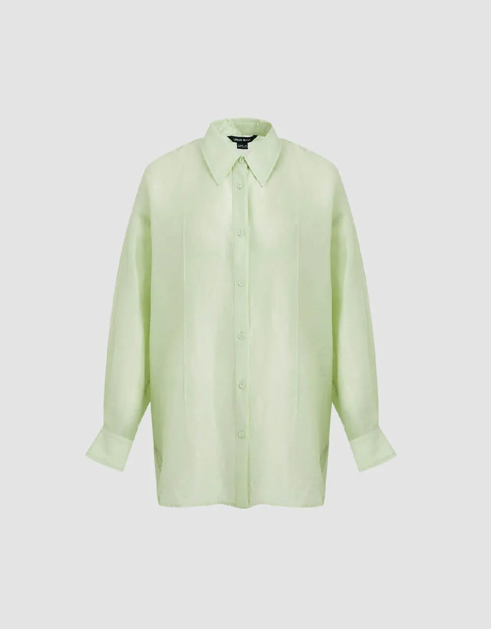 Button Up Straight Shirt sold by Urban Revivo product image thumbnail 2