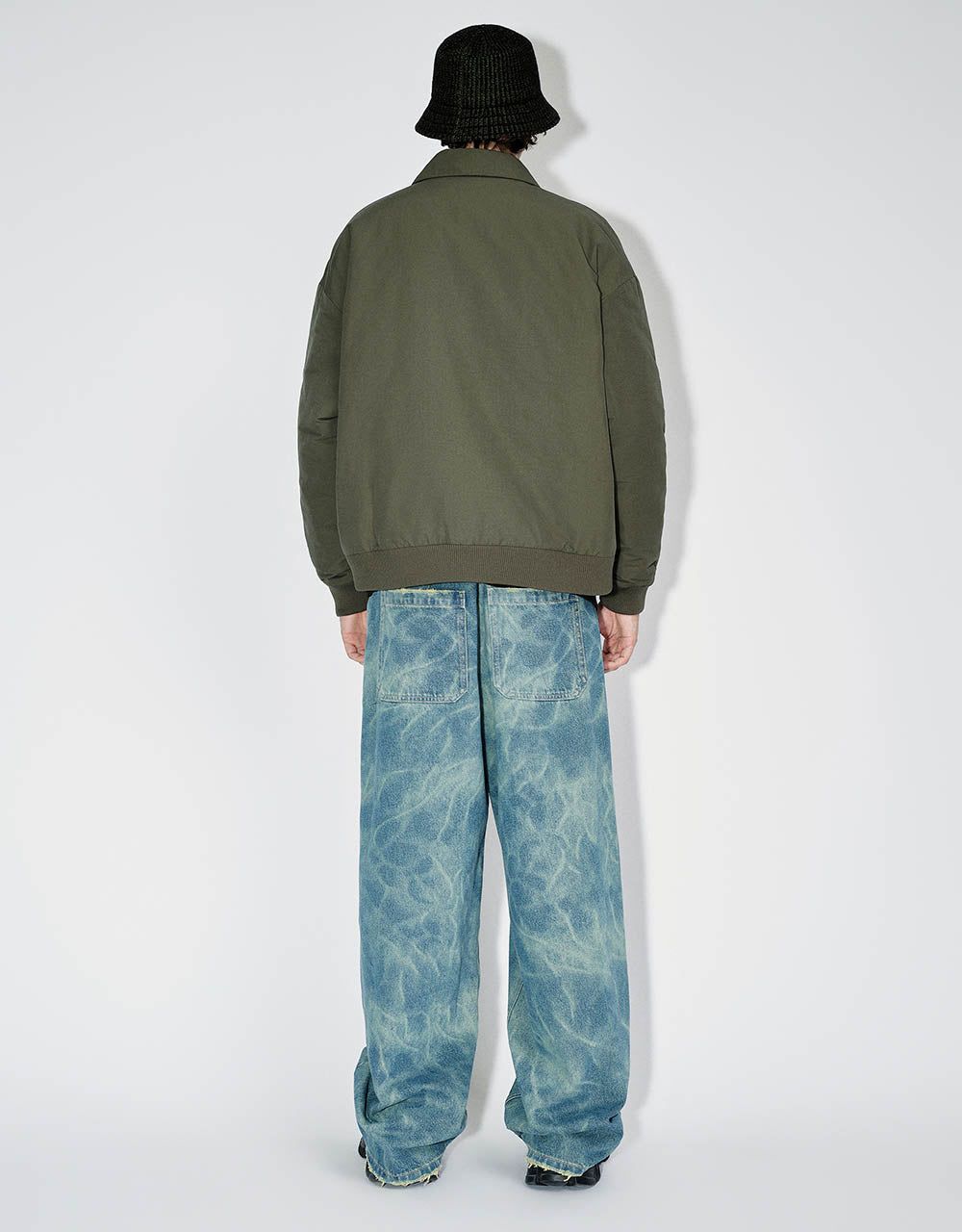 Zipper Front Straight Padded Coat sold by Urban Revivo product image thumbnail 4