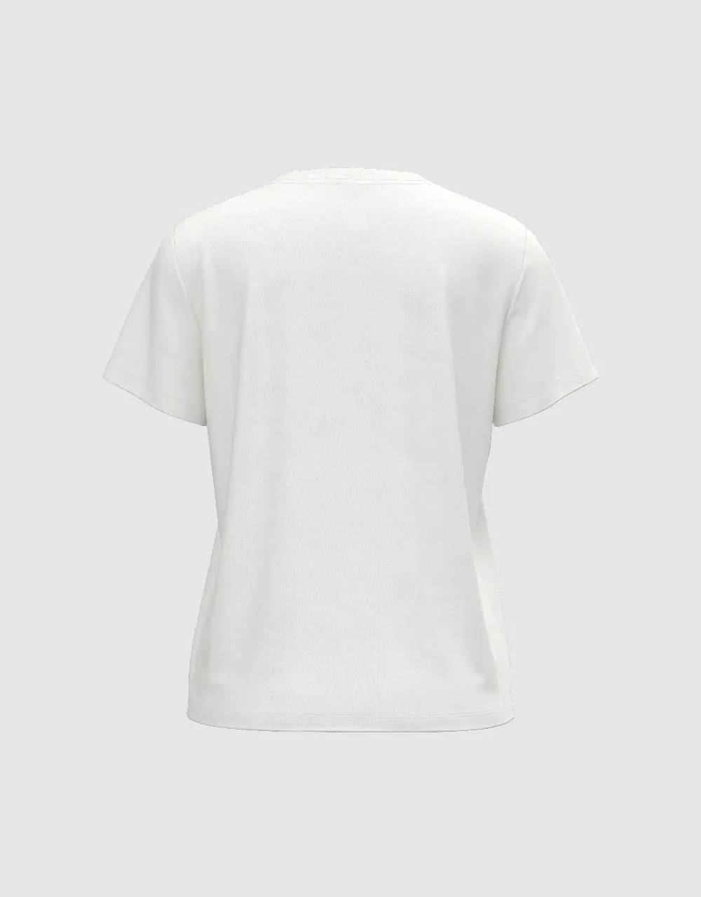 Printed Crew Neck Straight T-Shirt sold by Urban Revivo product image thumbnail 5