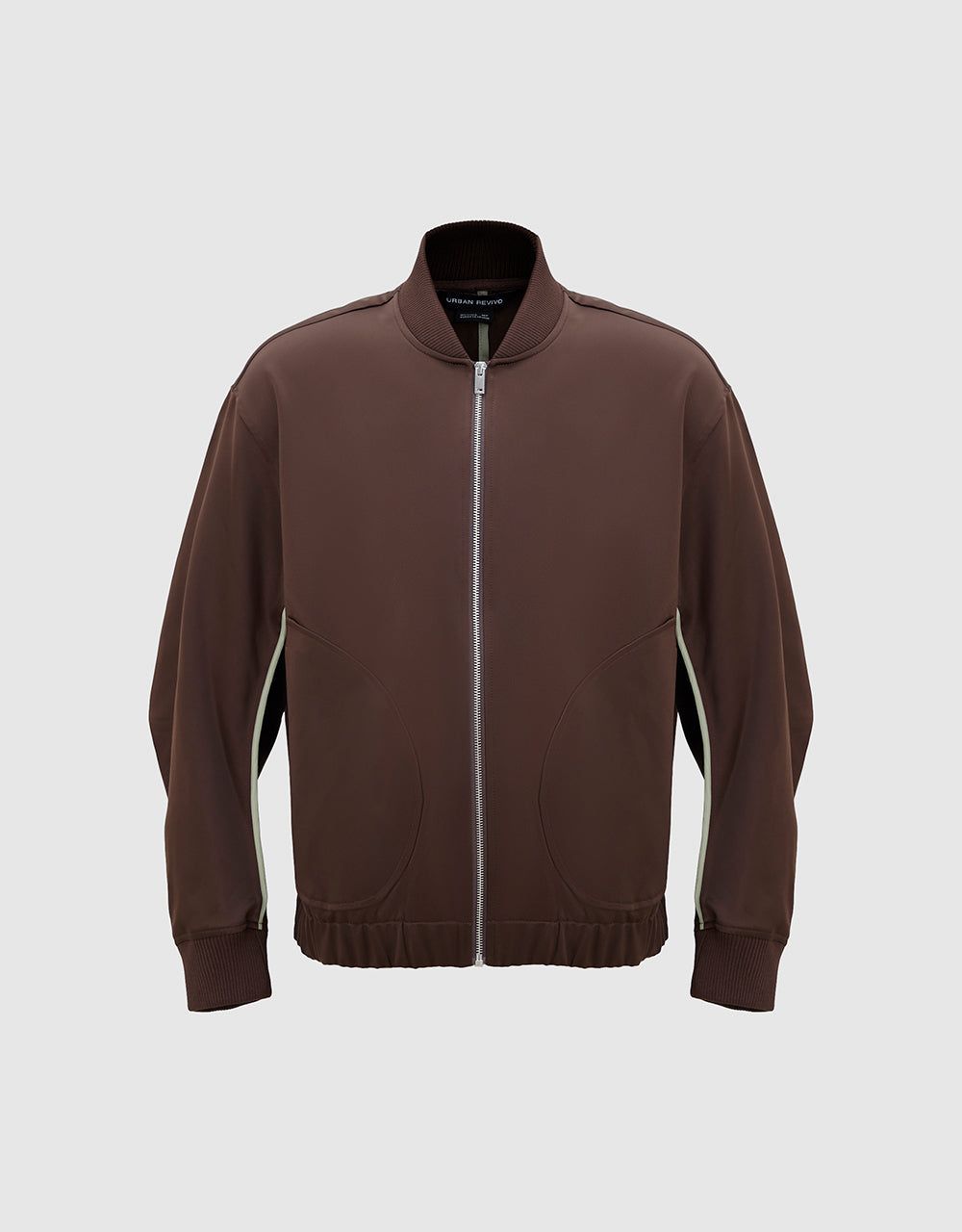 Zipper Front Straight Jacket sold by Urban Revivo product image thumbnail 2