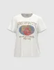 Printed Crew Neck Straight T-Shirt sold by Urban Revivo