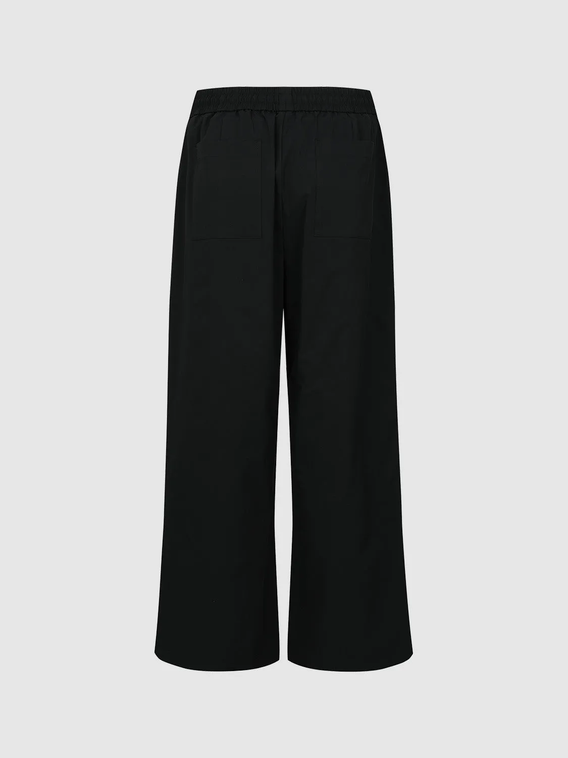 Drawstring Waist Wide-Leg Pants sold by Urban Revivo product image thumbnail 2