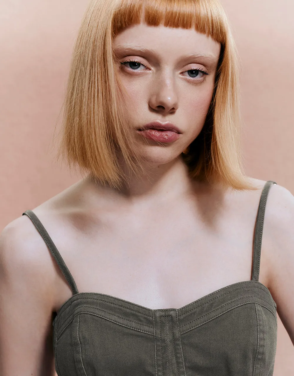 Lace Up V-Neck Cami Top sold by Urban Revivo product image thumbnail 4