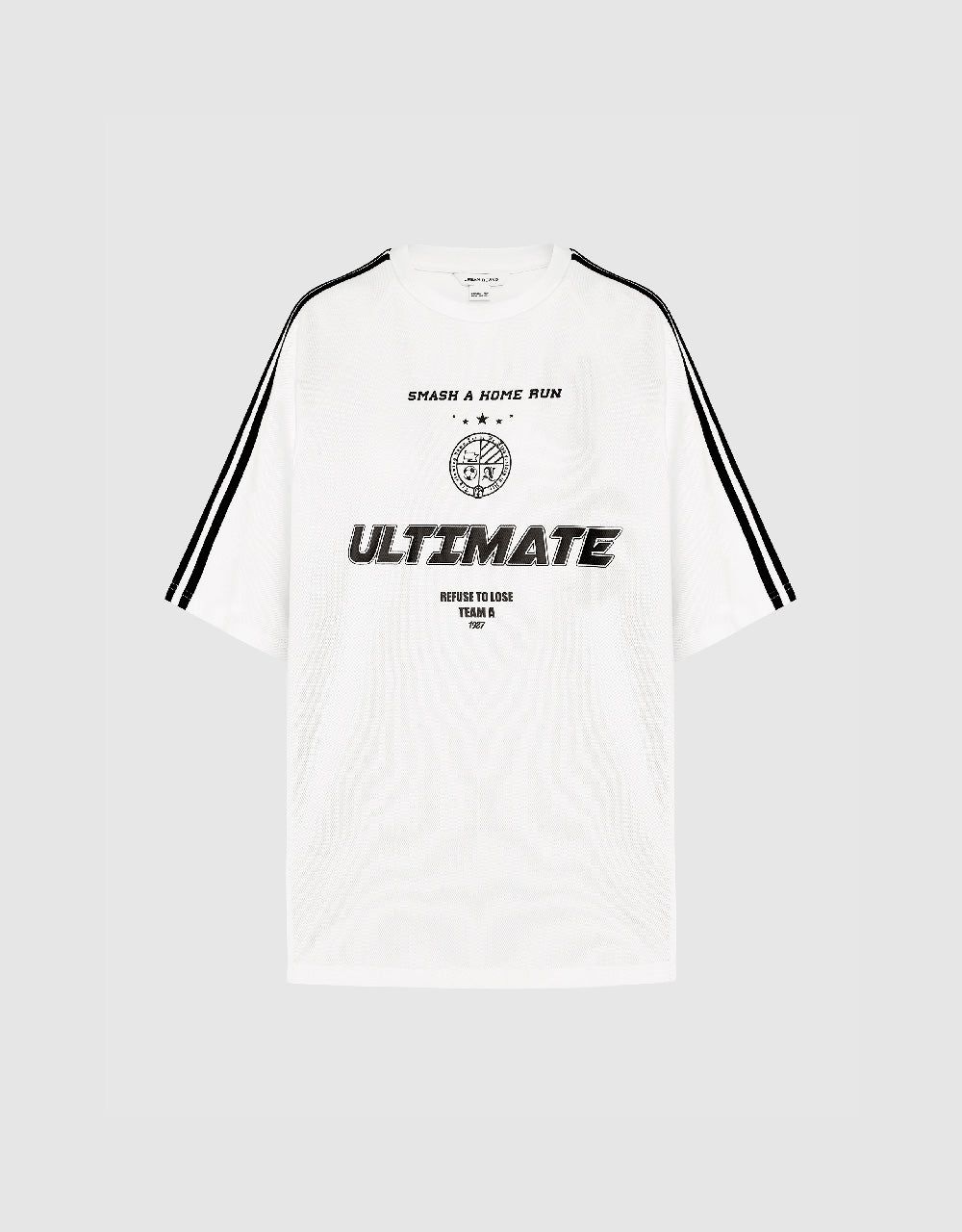 Raglan Sleeve Crew Neck Loose T-Shirt sold by Urban Revivo