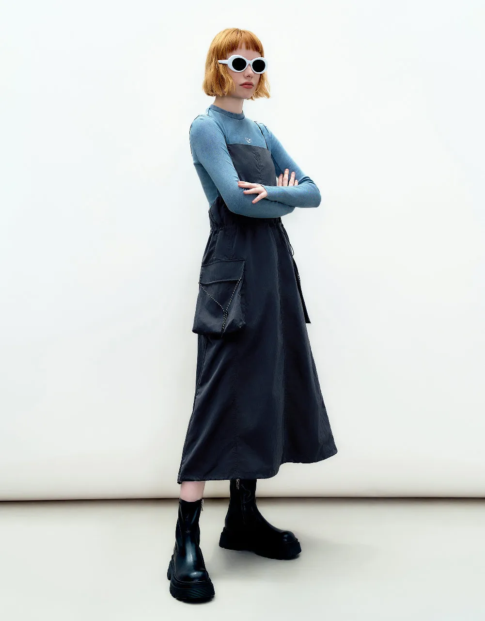 Drawstring Waist A-Line Cami Dress sold by Urban Revivo product image thumbnail 3