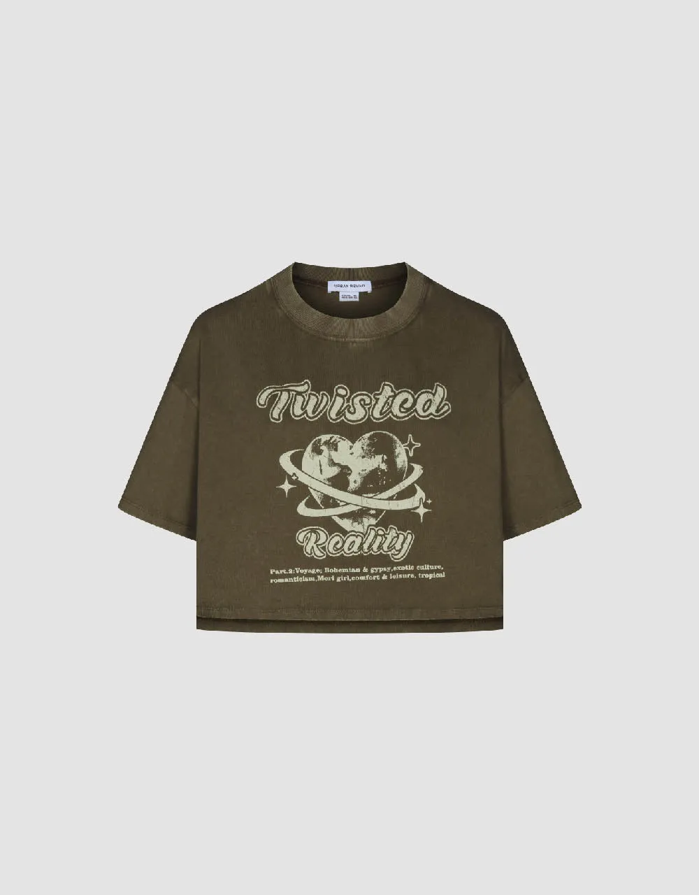 Printed Crew Neck T-Shirt sold by Urban Revivo