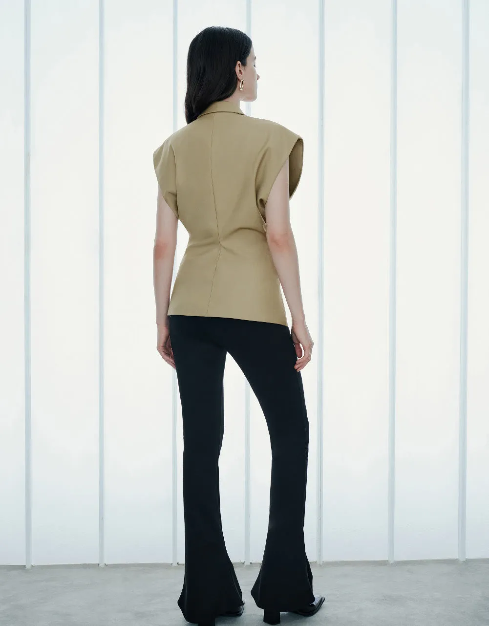 Notch Lapel Waistcoat sold by Urban Revivo product image thumbnail 4