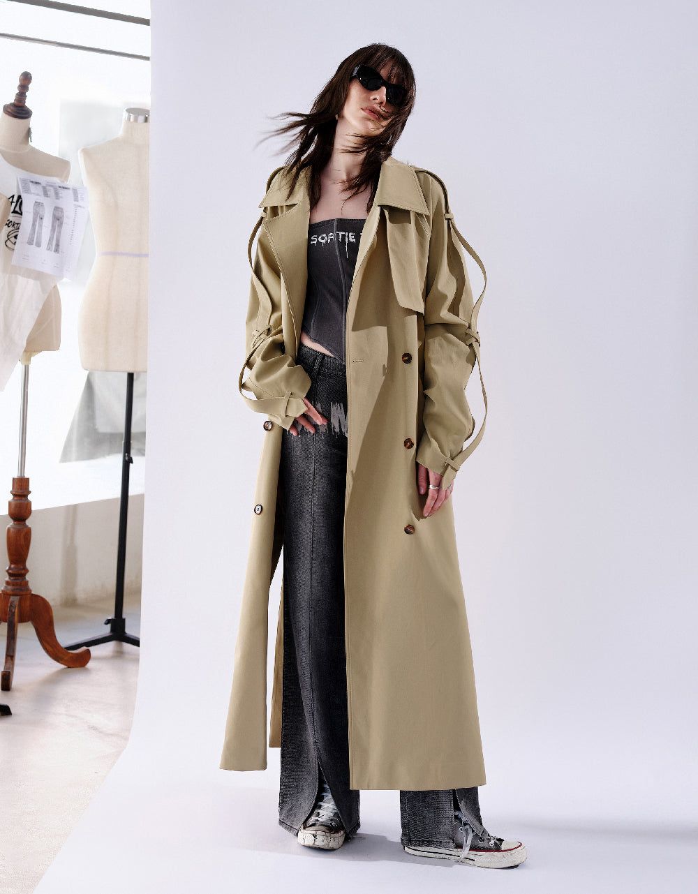 Double Breasted Trench Coat sold by Urban Revivo