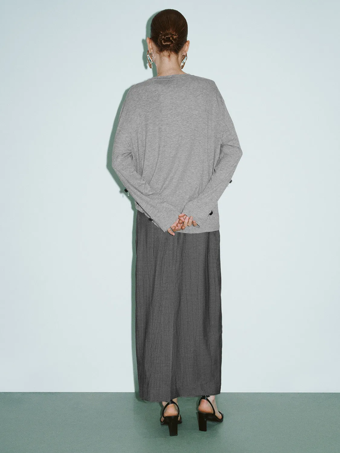 Crew Neck Loose T-Shirt sold by Urban Revivo product image thumbnail 4