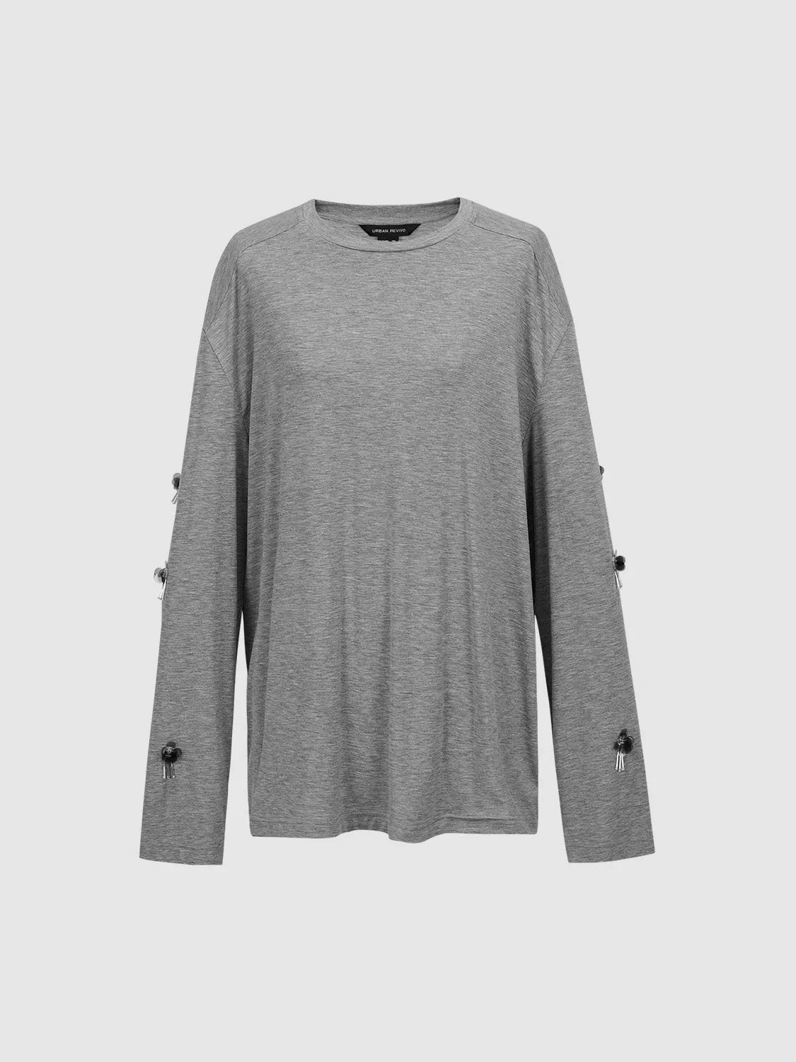 Crew Neck Loose T-Shirt sold by Urban Revivo product image thumbnail 2