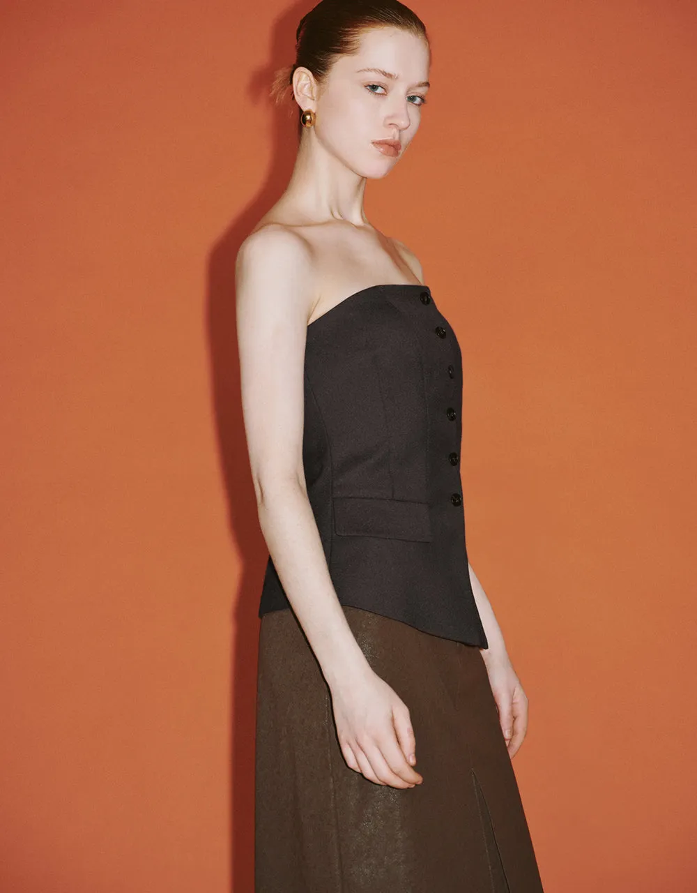 Off-Shoulder Skinny Bandeau Top sold by Urban Revivo product image thumbnail 3