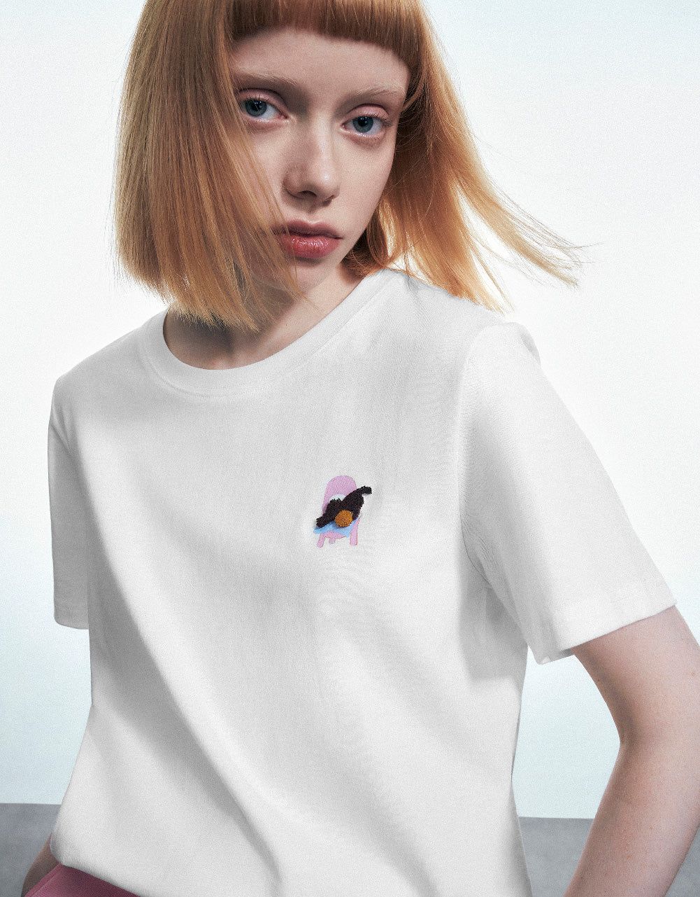 Crew Neck Straight T-Shirt sold by Urban Revivo product image thumbnail 5