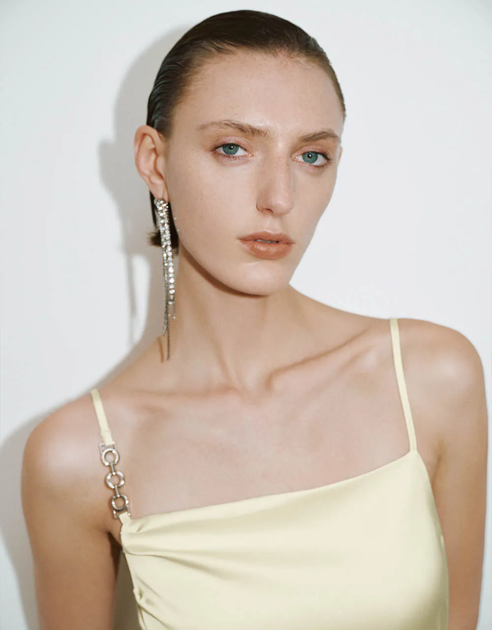 Ruched Square-cut Collar Straight Cami Dress sold by Urban Revivo product image thumbnail 4
