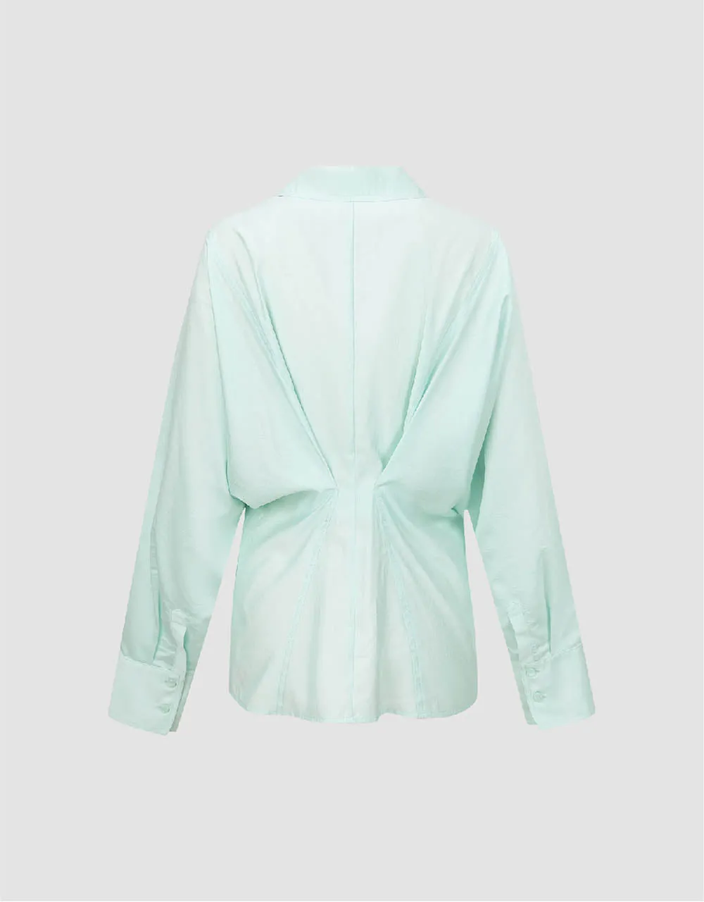 Dolman Sleeve Button Up Skater Shirt sold by Urban Revivo product image thumbnail 5