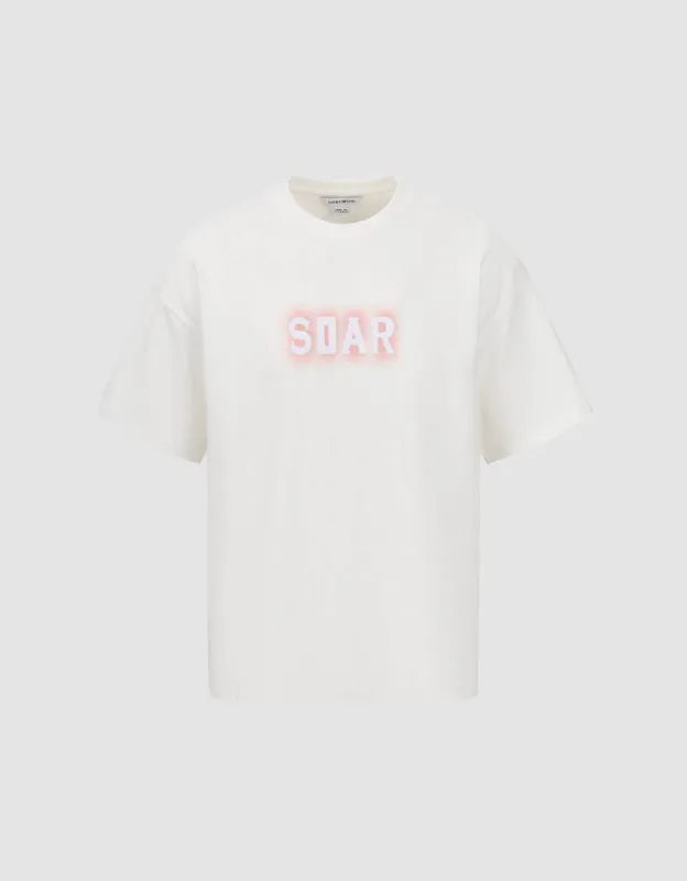 Printed Crew Neck Loose T-Shirt sold by Urban Revivo