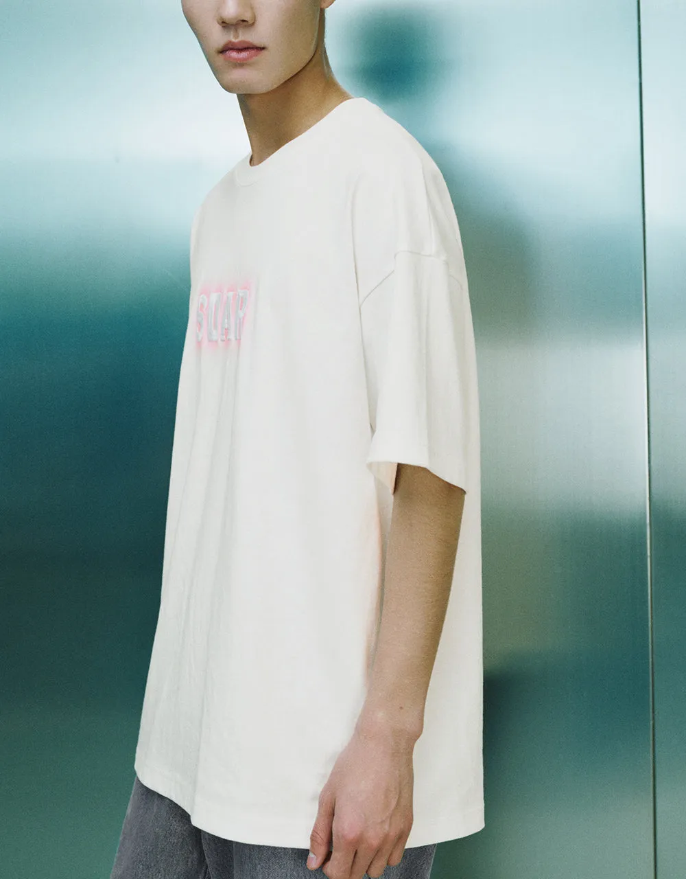 Printed Crew Neck Loose T-Shirt sold by Urban Revivo product image thumbnail 3