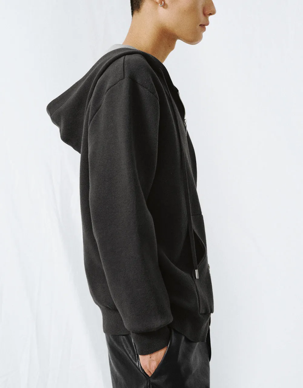 Zipper Front Knitted Cardigan sold by Urban Revivo product image thumbnail 3