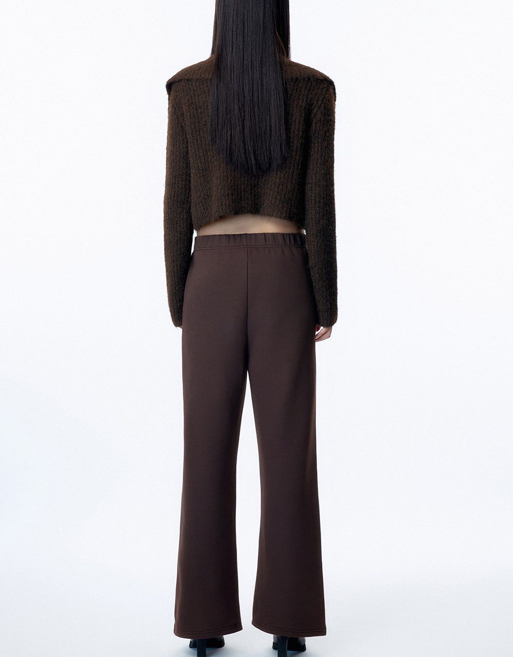 Drawstring Waist Knitted Straight Pants sold by Urban Revivo product image thumbnail 5