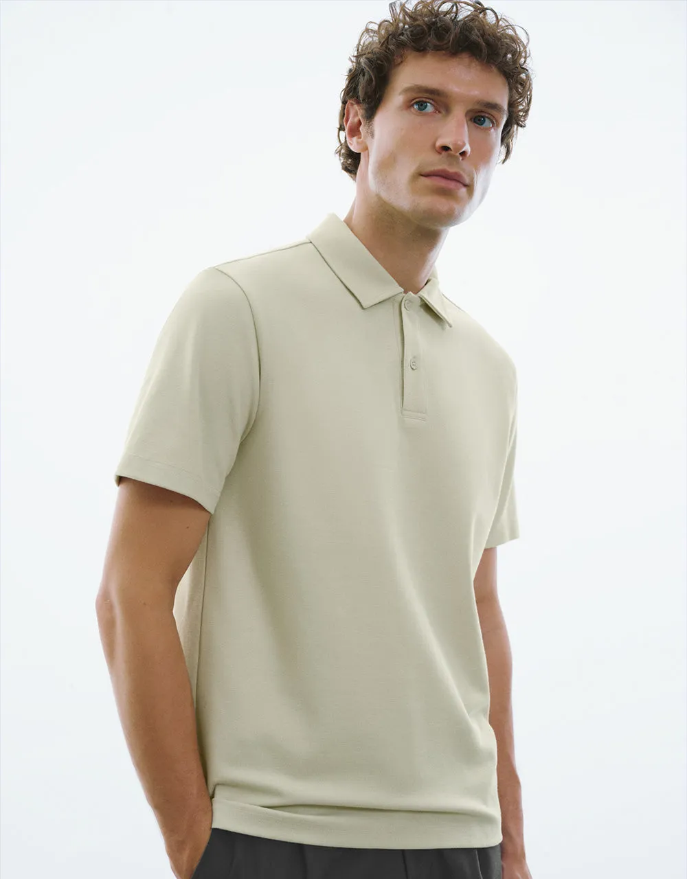 Straight Polo Shirt sold by Urban Revivo product image thumbnail 3