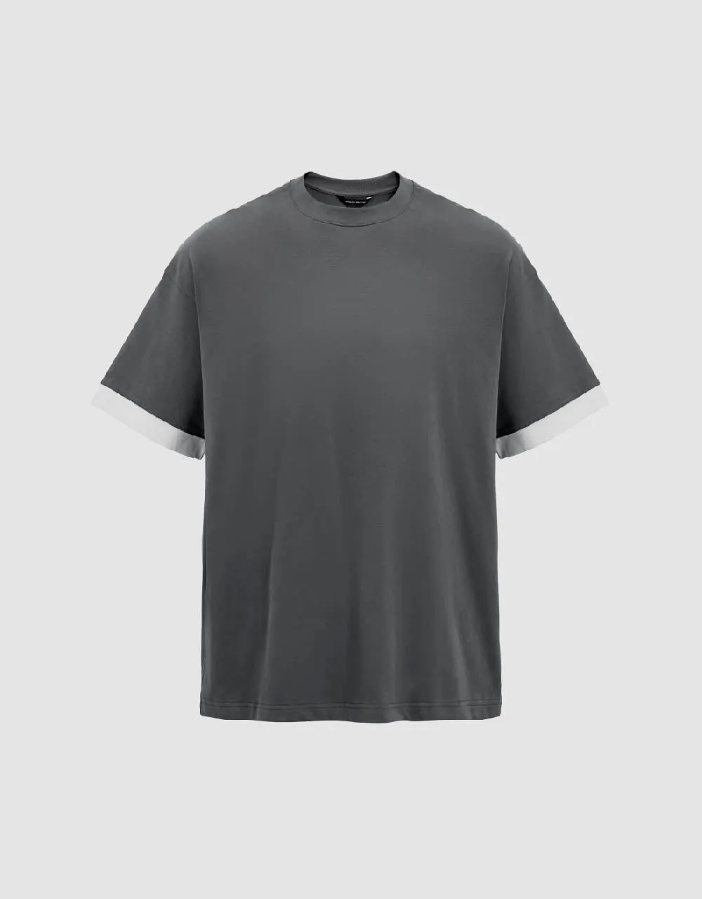 Crew Neck Loose T-Shirt sold by Urban Revivo product image thumbnail 2