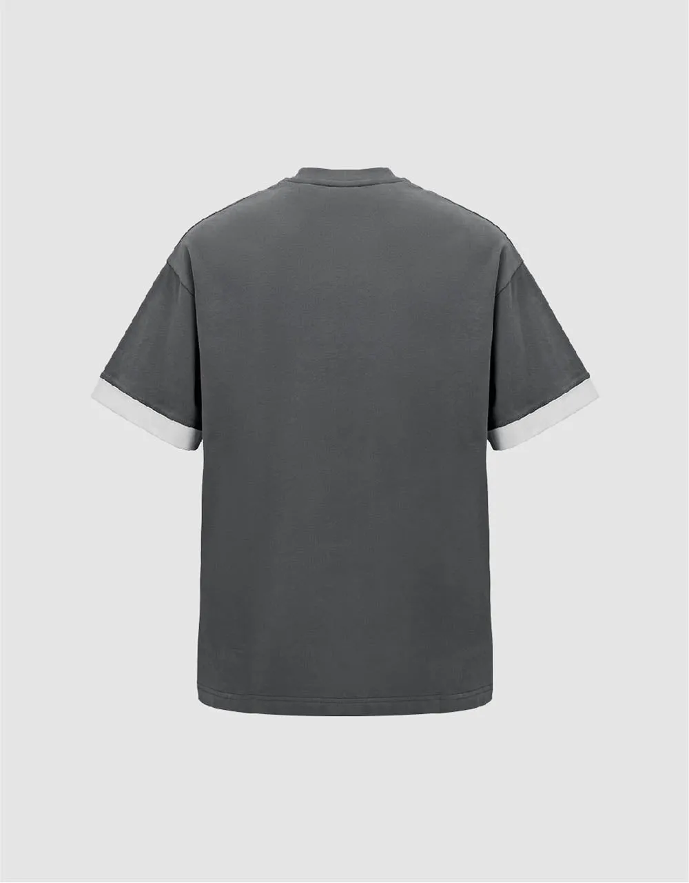 Crew Neck Loose T-Shirt sold by Urban Revivo product image thumbnail 5