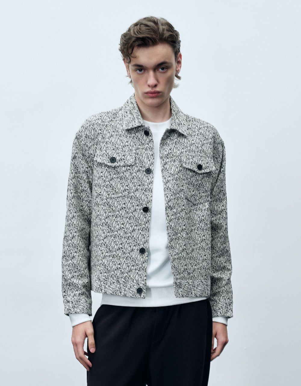 Printed Button Up Jacket sold by Urban Revivo