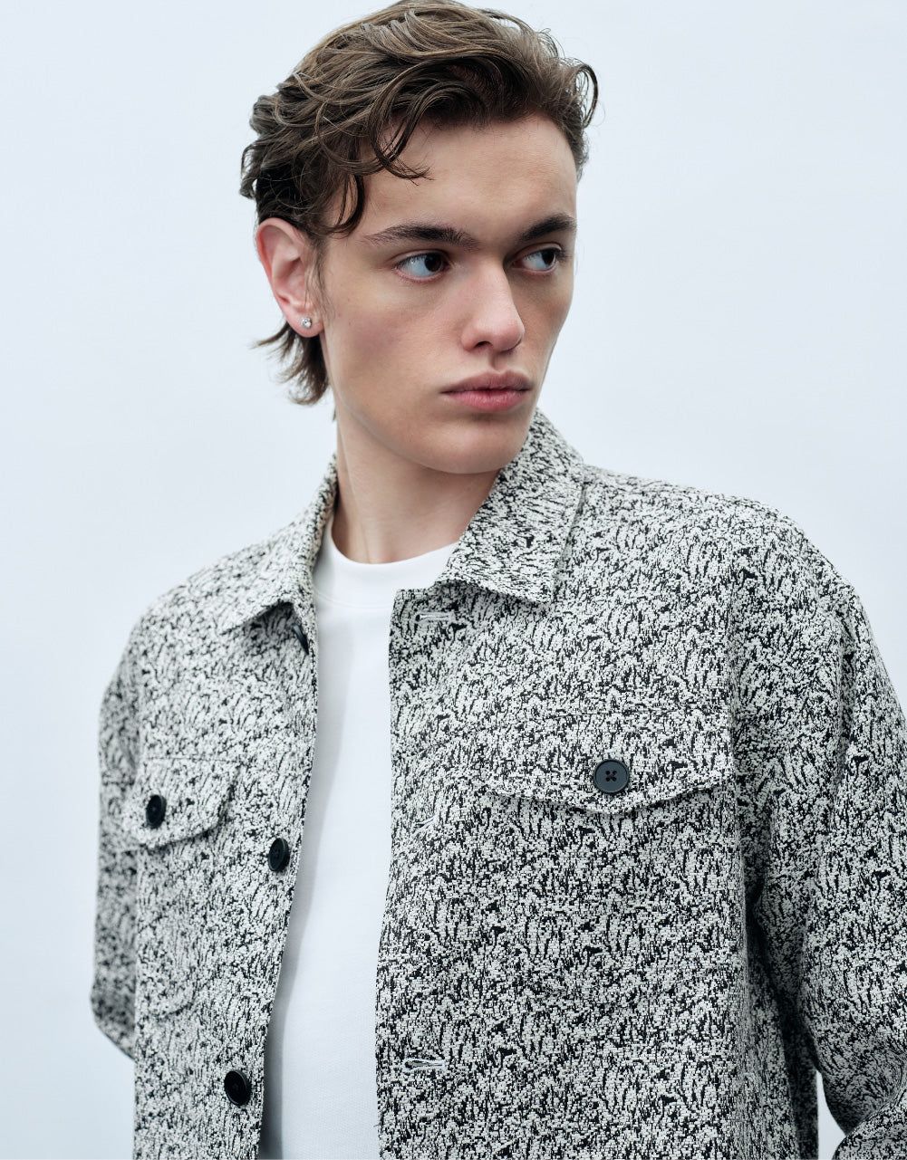 Printed Button Up Jacket sold by Urban Revivo product image thumbnail 5